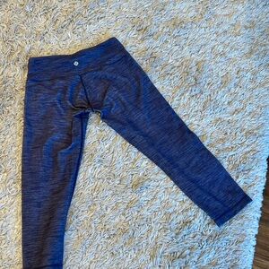Vintage Lululemon denim slub crops